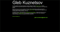 Desktop Screenshot of glebkuznetsov.com